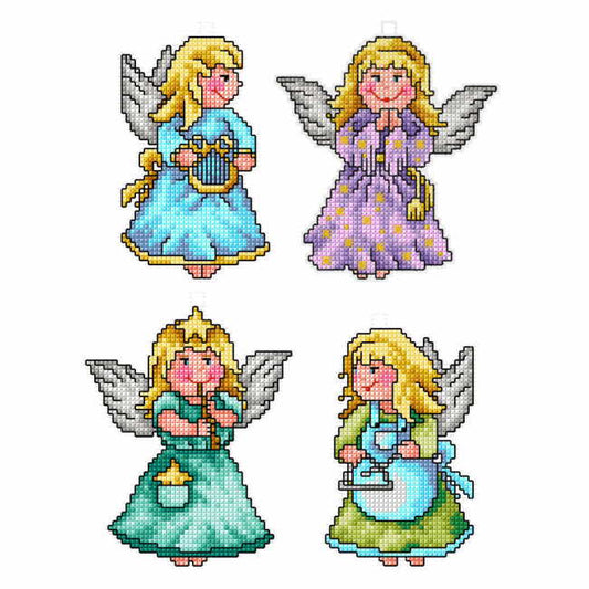 Four Angels Cross Stitch Kit by Orchidea