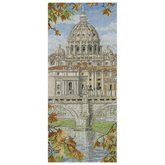 St Peter's Basilica Cross Stitch Kit By Anchor