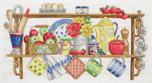 The Kitchen Shelf Cross Stitch Kit By Anchor