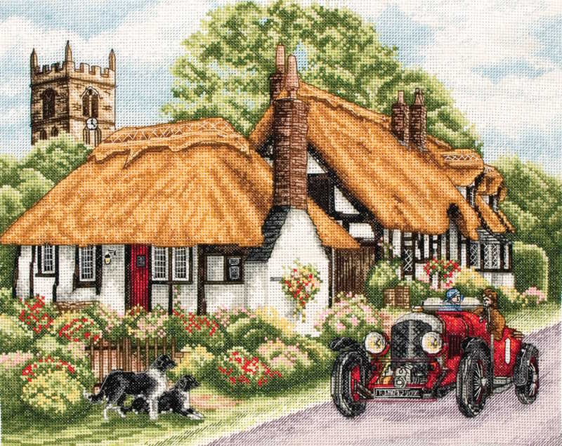 Village of Welford Cross Stitch Kit By Anchor
