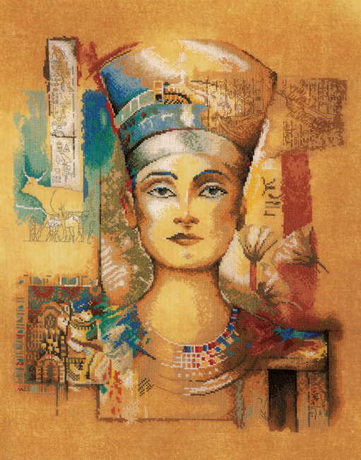 Nefertiti Cross Stitch Kit By Lanarte