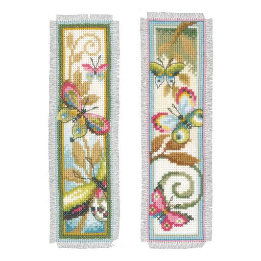 Deco Butterflies Bookmark Cross Stitch Kit By Vervaco