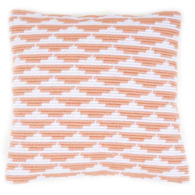 Waves Counted Long Stitch Cushion Kit By Vervaco