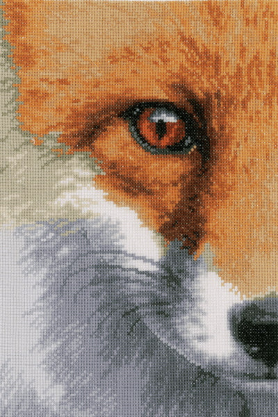 Fox Cross Stitch Kit By Lanarte