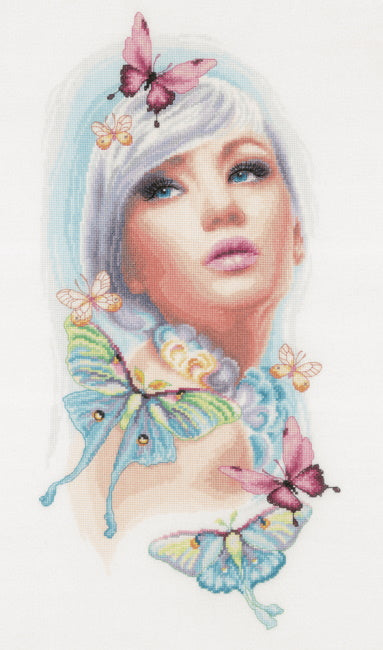 Butterfly Dreams Cross Stitch Kit By Lanarte