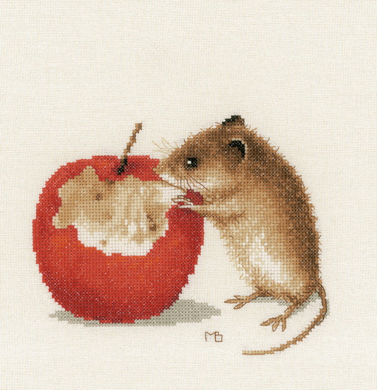 Little Mouse Cross Stitch Kit By Lanarte