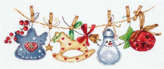 Christmas Ornaments Cross Stitch Kit by PANNA