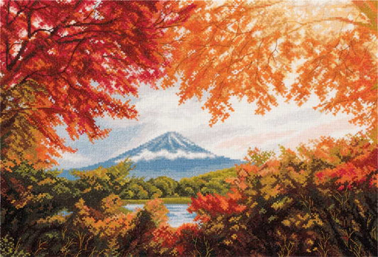 Mount Fuji Cross Stitch Kit by PANNA