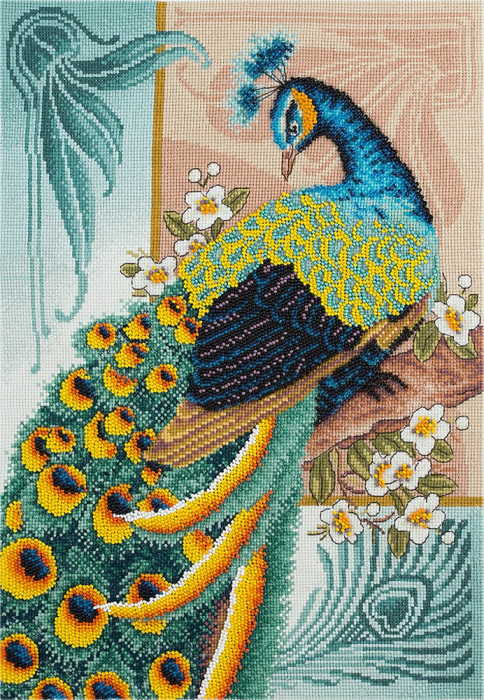 Peacock Beauty Cross Stitch Kit by PANNA