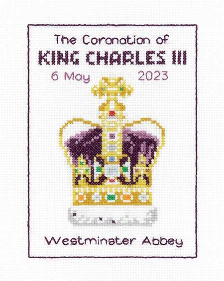 Coronation Celebration Cross Stitch Kit by Heritage Crafts