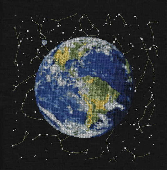 Planet Earth Cross Stitch Kit by PANNA