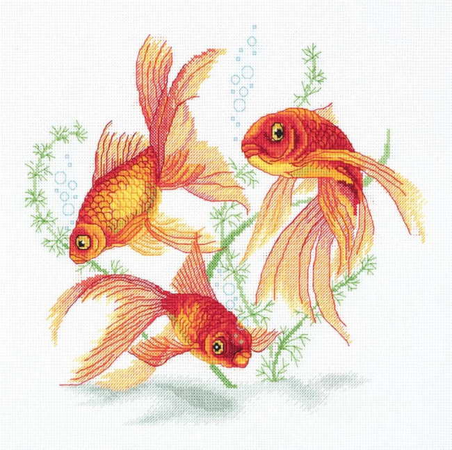 Goldfish Cross Stitch Kit by PANNA
