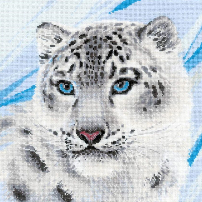 Snow Leopard Cross Stitch Kit By RIOLIS