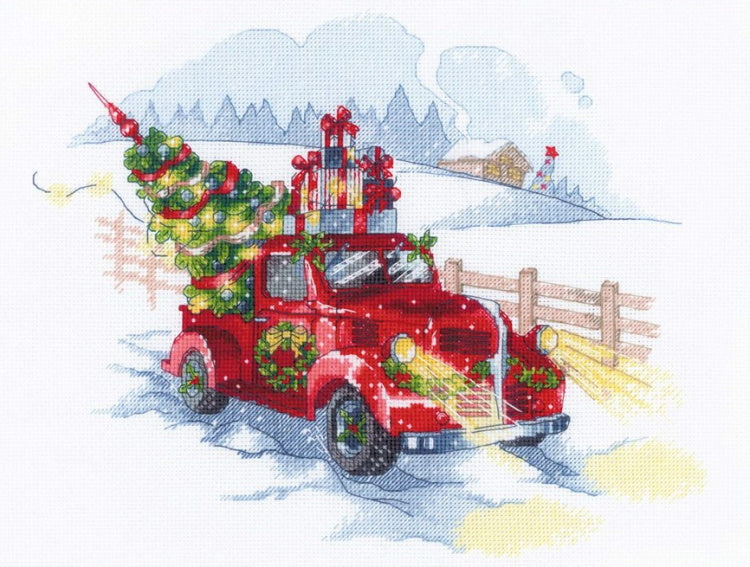 To the Holidays Cross Stitch Kit By RIOLIS
