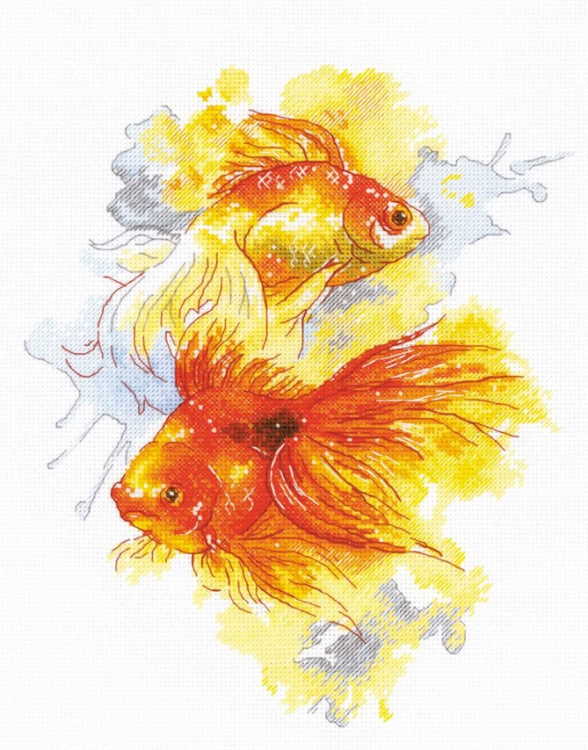 Goldfish Cross Stitch Kit By RIOLIS