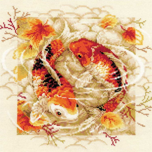 Koi Carp Cross Stitch Kit By RIOLIS