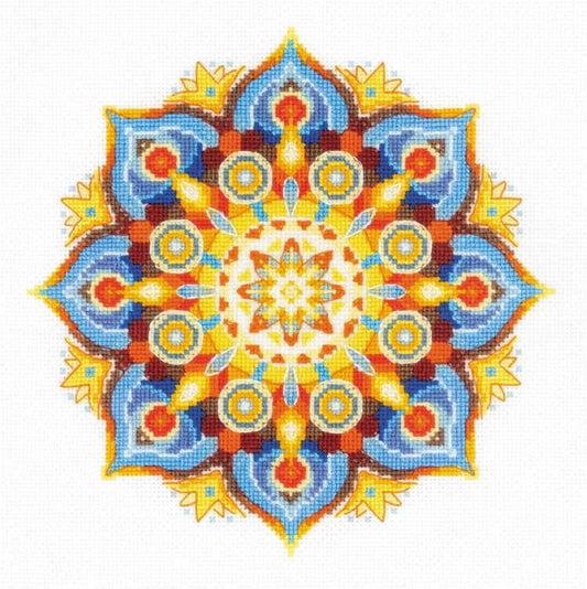 Energy Mandala Cross Stitch Kit By RIOLIS
