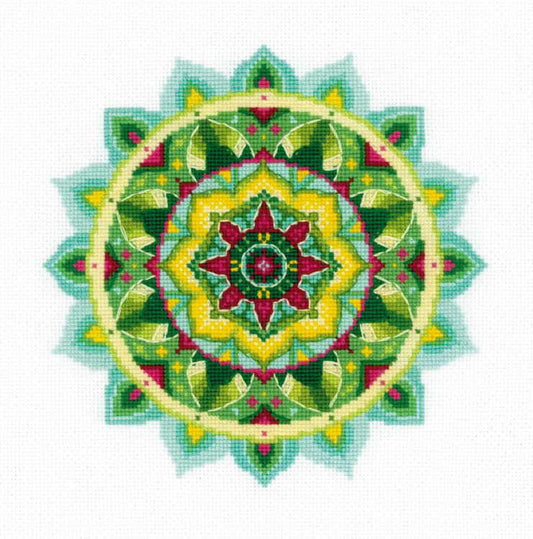 Self Knowledge Mandala Cross Stitch Kit By RIOLIS