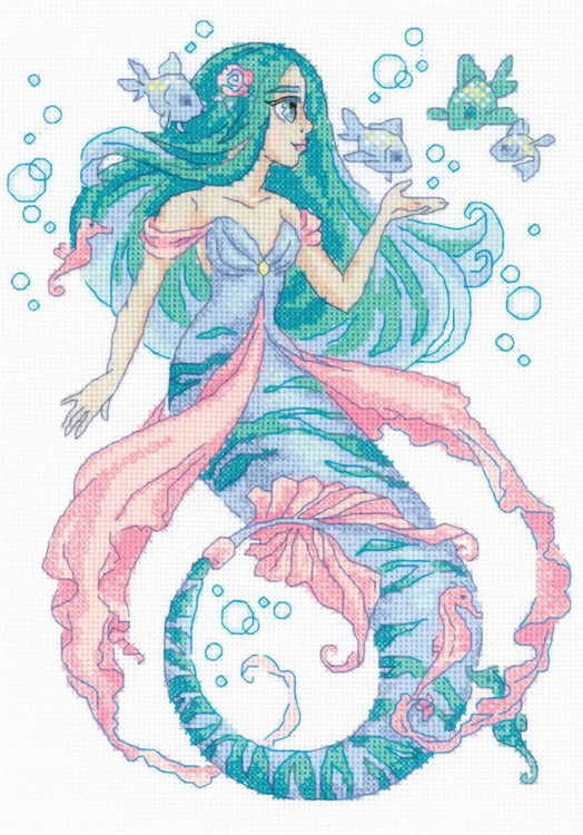 Little Mermaid Rosalina Cross Stitch Kit By RIOLIS