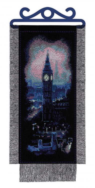 London at Night Cross Stitch Kit By RIOLIS