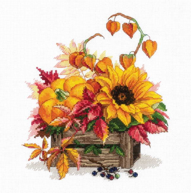 Hello Autumn Cross Stitch Kit By RIOLIS