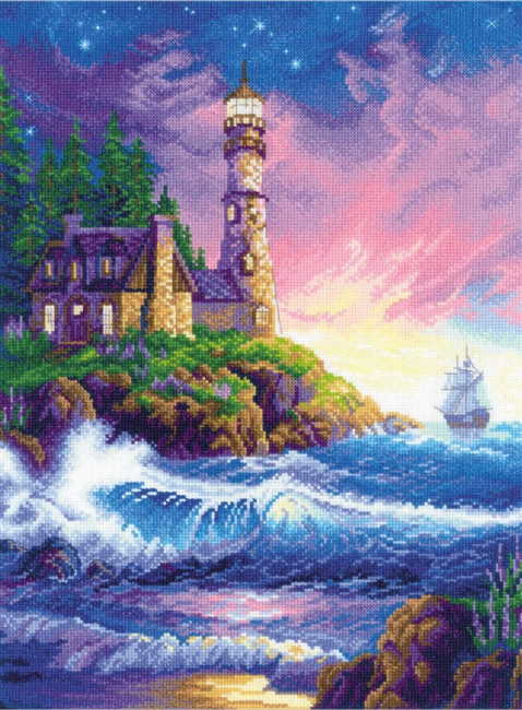 Lighthouse Cross Stitch Kit By RIOLIS