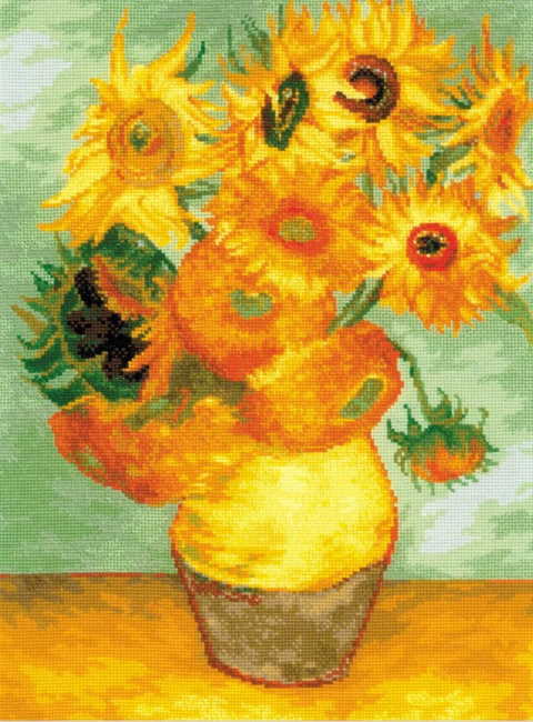 Sunflowers Van Gogh Cross Stitch Kit By RIOLIS