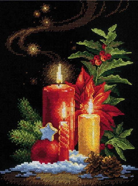 Christmas Light Cross Stitch Kit By RIOLIS