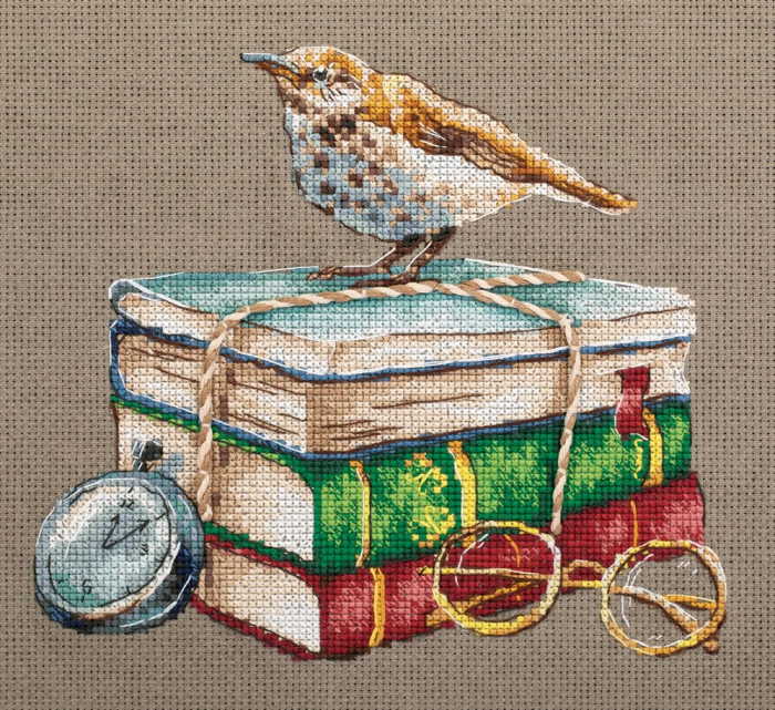 Book Lover Cross Stitch Kit by PANNA