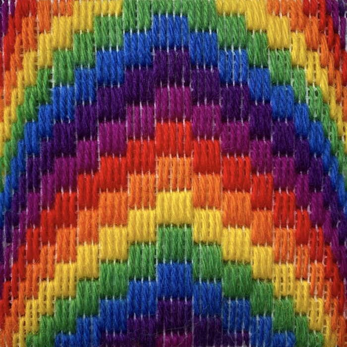 Rainbow Bargello Tapestry Kit by Appletons