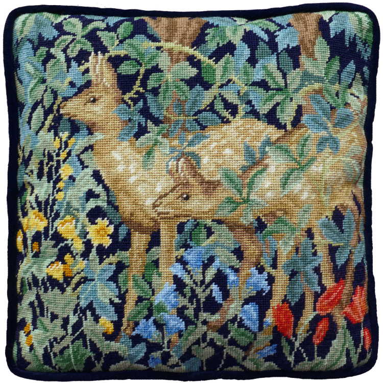 Greenery Deer William Morris Tapestry Kit By Bothy Threads