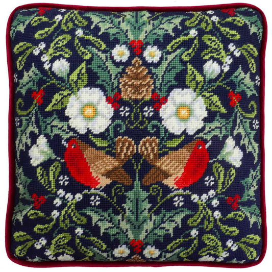 Winter Robins Tapestry Kit By Bothy Threads