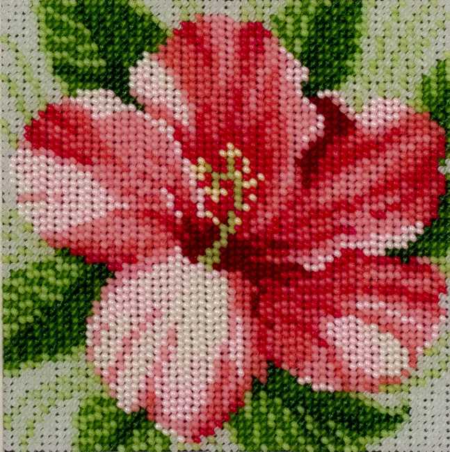 Hibiscus Bead Embroidery Kit by VDV
