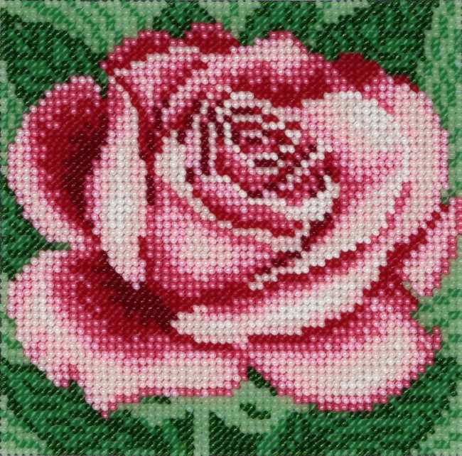 Rose Bead Embroidery Kit by VDV