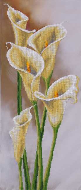 Calla Lilies Bead Embroidery Kit by VDV