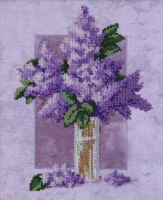Lilac Bead Embroidery Kit by VDV