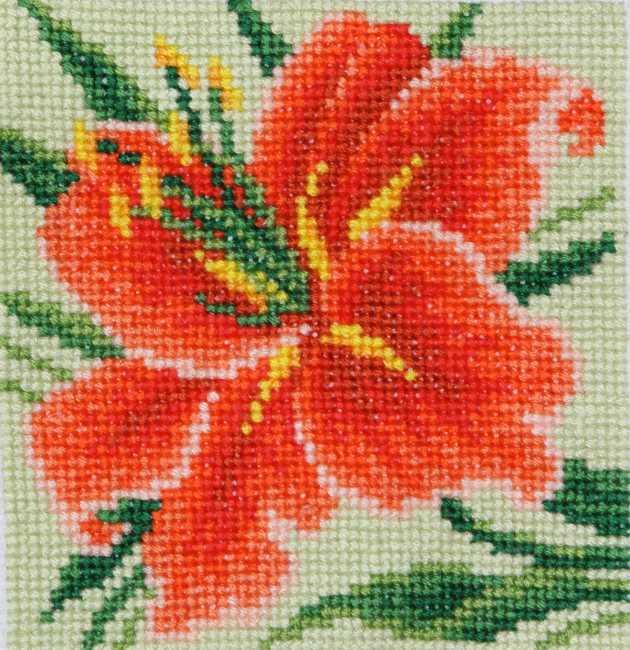 Lily Bead Embroidery Kit by VDV