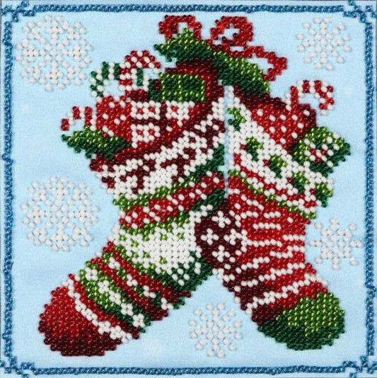 Christmas Stockings Bead Embroidery Kit by VDV