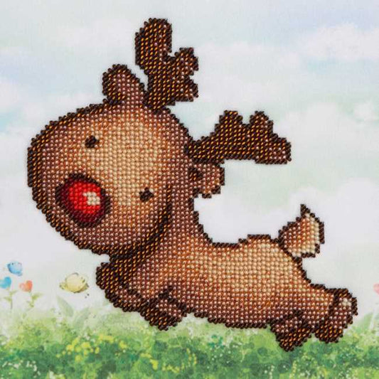 Deer Bead Embroidery Kit by VDV