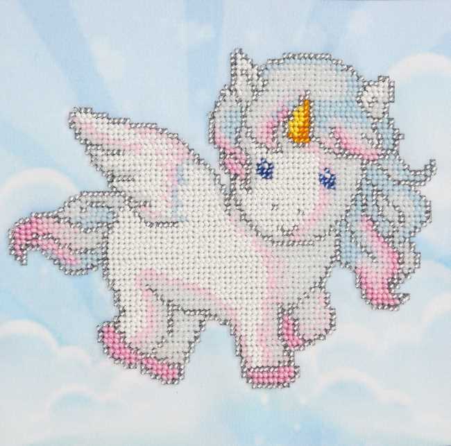 Unicorn Bead Embroidery Kit by VDV