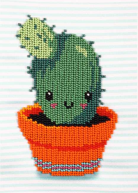 Prickly Friend Bead Embroidery Kit by VDV