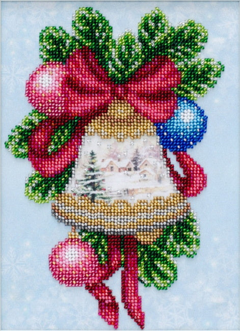 Christmas Bell Bead Embroidery Kit by VDV