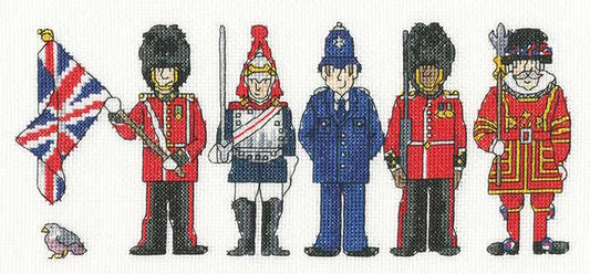 God Save the King Cross Stitch Kit By Bothy Threads