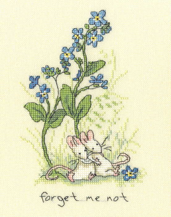 Forget Me Knot Cross Stitch Kit By Bothy Threads