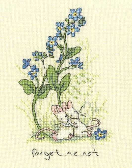 Forget Me Knot Cross Stitch Kit By Bothy Threads