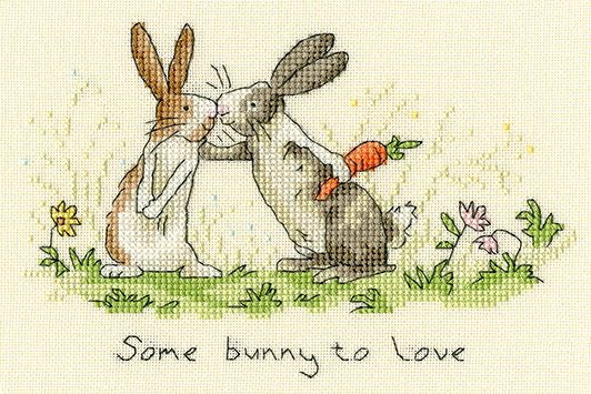 Some Bunny to Love Cross Stitch Kit By Bothy Threads