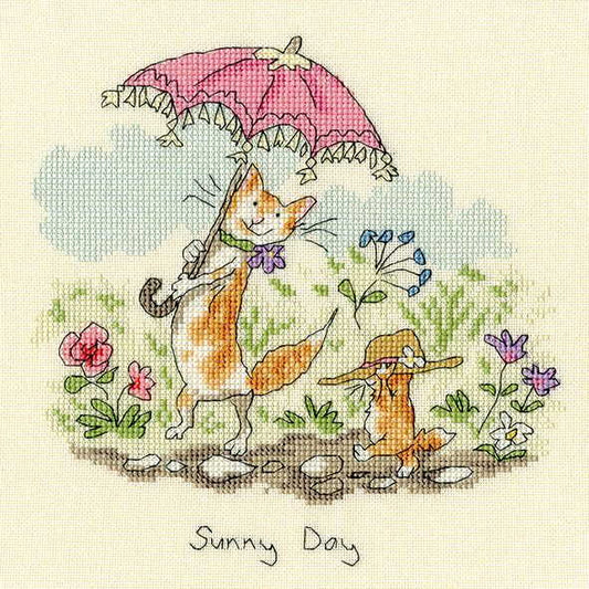 Sunny Day Cross Stitch Kit By Bothy Threads