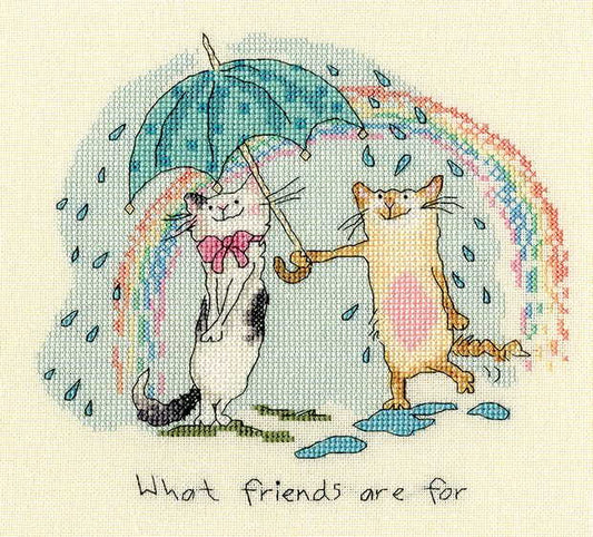 What Friends Are For Cross Stitch Kit By Bothy Threads