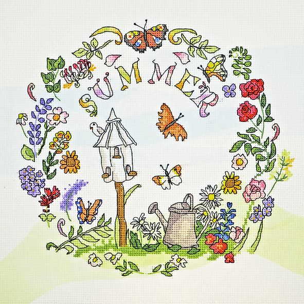 Summer Time Cross Stitch Kit By Bothy Threads