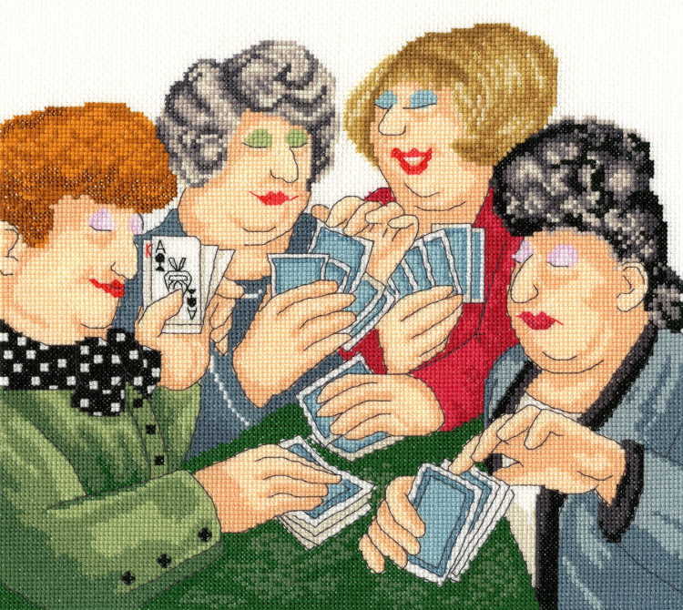 A Full House - Beryl Cook Cross Stitch Kit By Bothy Threads